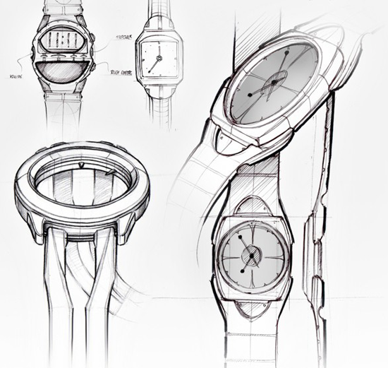 經(jīng)典家居用品和電子產(chǎn)品工業(yè)設(shè)計手繪作品