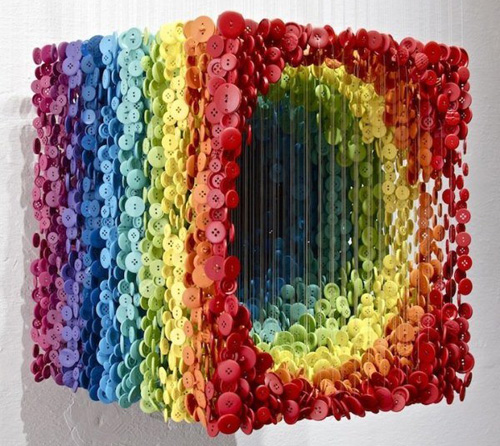 不可思議的藝術紐扣設計