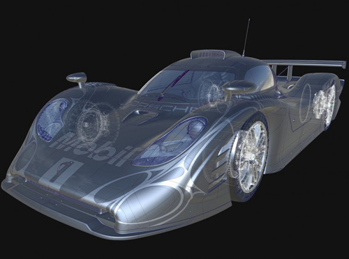 超級跑車設計效果圖