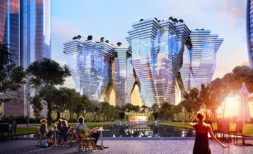 莫斯科多功能超密集發展建筑設計