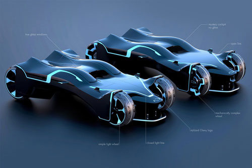 炫酷的概念型跑車設計