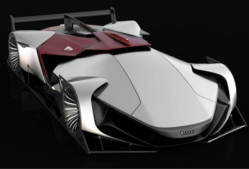 奧迪跑車模型設計作品