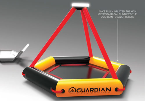 工業設計|海上救生氣墊設計作品