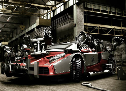 工業設計|戰斗汽車暴力改裝