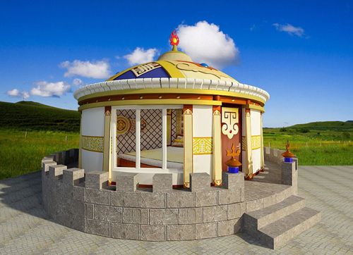 蒙古建筑設計的裝飾風格