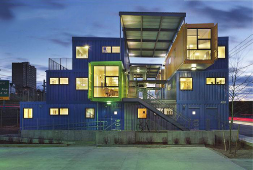 “集裝箱”式的建筑設計作品欣賞