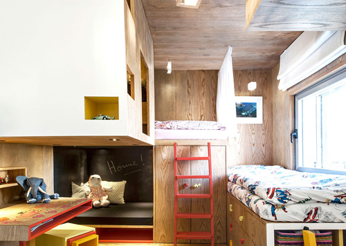 以色列復(fù)式閣樓公寓設(shè)計